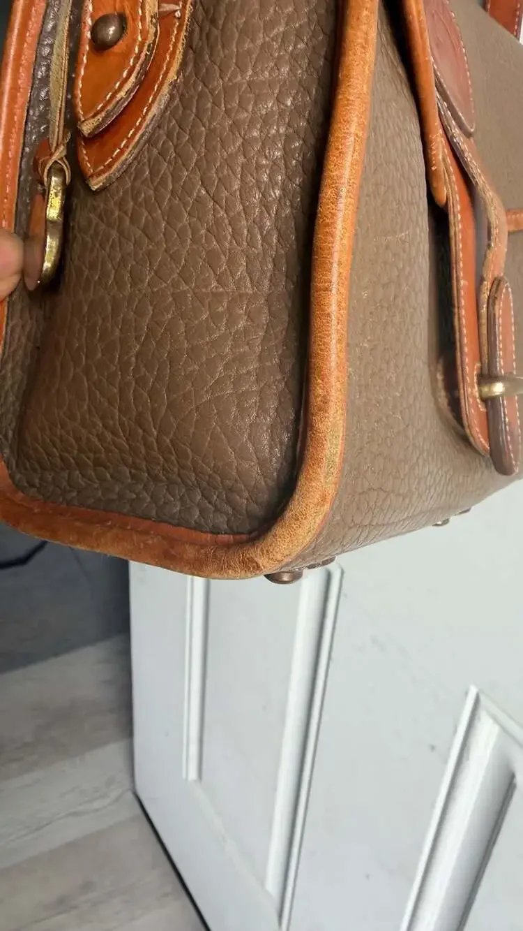 Vintage Dooney & Bourke All-Weather Leather Essex Crossbody Bag